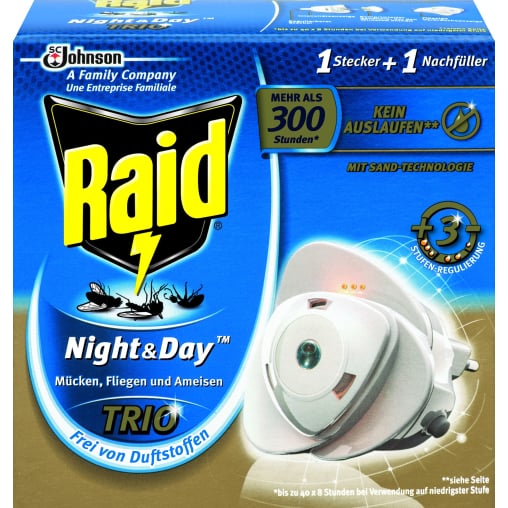 Raid® Night & Day Trio Insektenstecker