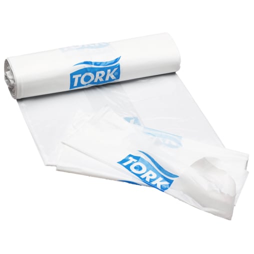 Tork Abfallsäcke Mini 20 Liter, weiß,