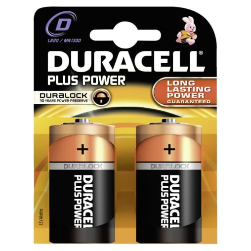 DURACELL Plus Power D – Duraclock – 1,5 V