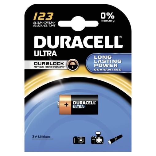 DURACELL Ultra Lithium 123 Photobatterie – 3 V