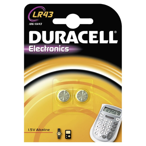 DURACELL LR43 Knopfzelle – 1,5 V