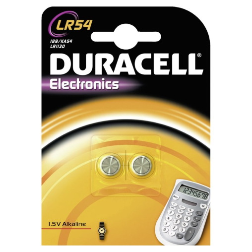 DURACELL LR54 Knopfzelle – 1,5 V