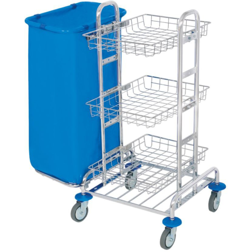 Cleankeeper Systemwagen 2, verchromt