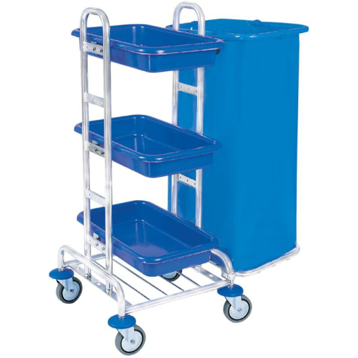 Cleankeeper Systemwagen 2 MINI, verchromt