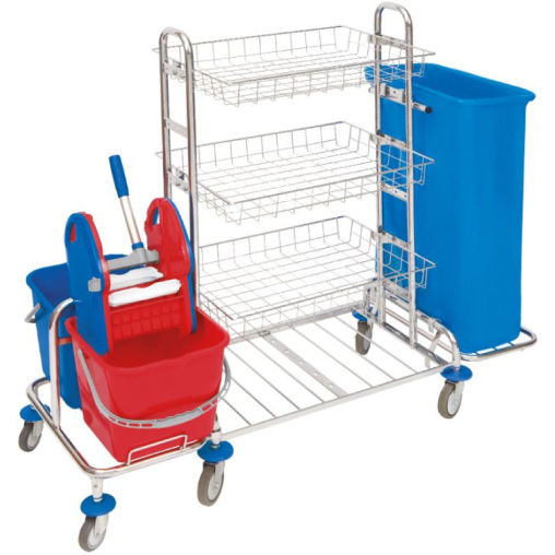 Cleankeeper Desinfektionswagen 7, verchromt