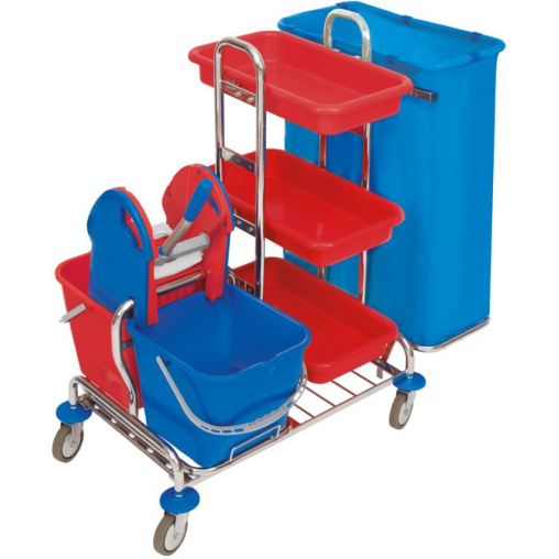 Cleankeeper Systemwagen III - 1, verchromt