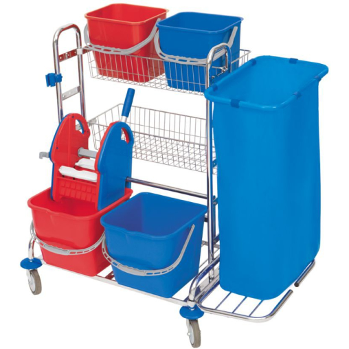 Cleankeeper Systemwagen III - 3, verchromt