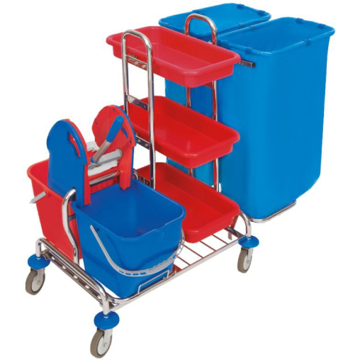 Cleankeeper Systemwagen III - 9, verchromt