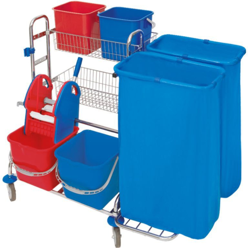 Cleankeeper Systemwagen III - 11, verchromt