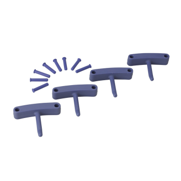 Vikan 4 x Haken, 8 x Stifte Farbe: lila - Bild-Darstellung des Produktes 1