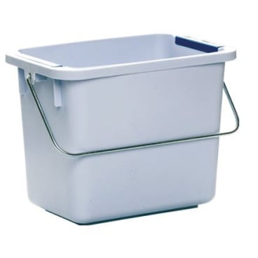 Vileda Eimer, 6 Liter Farbe: grau, mit 8 Farbclips - Bild-Darstellung des Produktes 1