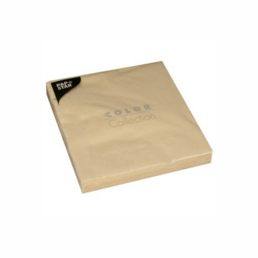 Papstar Servietten Uni, 1/4-Falz, 25 cm x 25 cm