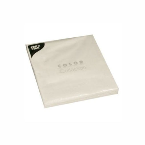 Papstar Servietten Uni, 1/4-Falz, 25 cm x 25 cm