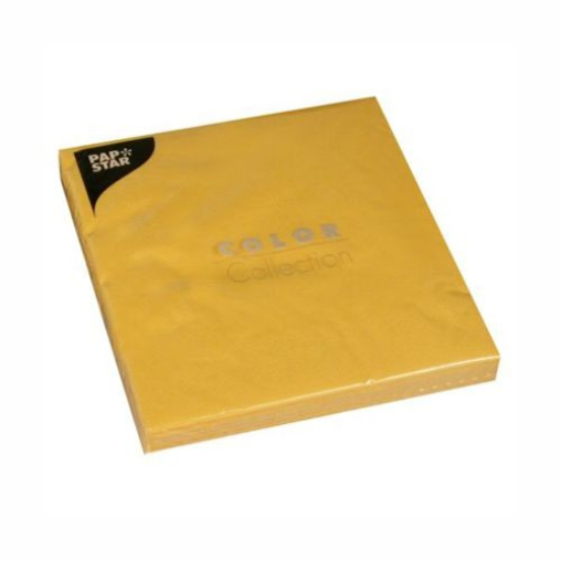 Papstar Servietten Uni, 1/4-Falz, 33 cm x 33 cm