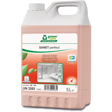 TANA green care SANET perfect Sanitärreiniger 1 Karton = 2 Kanister à 5 Liter - Bild-Darstellung des Produktes 1