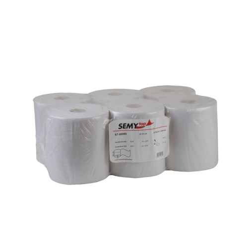 Papierhandtuchrolle, Ø 19 cm, 2-lagig, weißlich