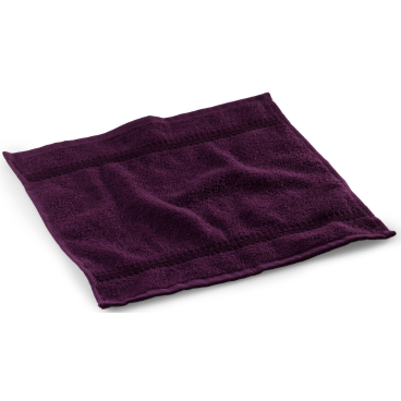 MEGA Clean Professional Baumwoll-Seiflappen, 30 x 30 cm 1 Packung = 12 Stück, Farbe: aubergine - Bild-Darstellung des Produktes 1