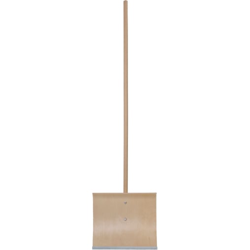Schneeschieber aus Holz