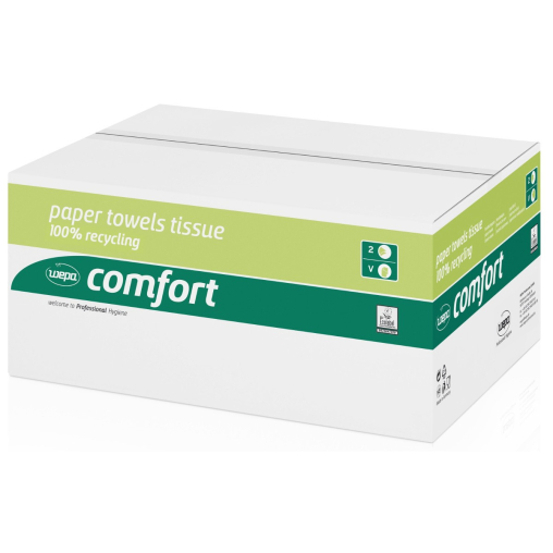 Wepa comfort Falthandtuchpapier 25 x 23 cm, 2-lagig