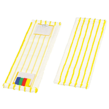 Cleankeeper Microfaser-Borstenmopp Breite: 40 cm, Farbe: weiß/gelb - Bild-Darstellung des Produktes 1