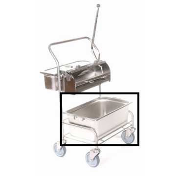 Floorstar Edelstahlwanne für Reinraumwagen EW 26 ES, Fassungsvermögen: 26 Liter - Bild-Darstellung des Produktes 1