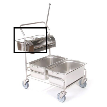 Floorstar Edelstahlwanne für Reinraumwagen EW 8,4 ES, Fassungsvermögen: 8,4 Liter - Bild-Darstellung des Produktes 1