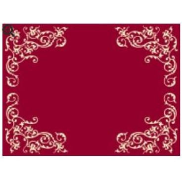 Mank Airlaid Tischsets "Ornaments", 30 x 40 cm Pomp, bordeaux/creme - Bild-Darstellung des Produktes 1