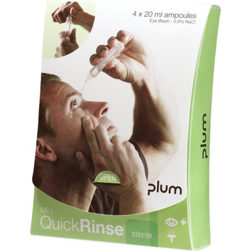 Plum Quick Rinse Mini Augenspülampullen