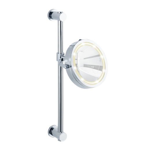 WENKO Capri Power-Loc LED Wandspiegel