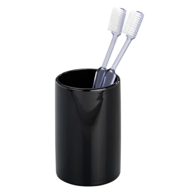 WENKO Polaris Zahnputzbecher Farbe: schwarz - Bild-Darstellung des Produktes 1