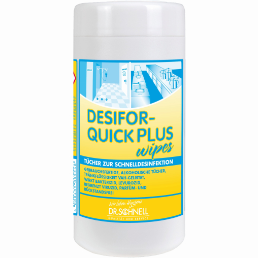 Dr. Schnell DESIFOR-QUICK PLUS WIPES Schnelldesinfektionstücher