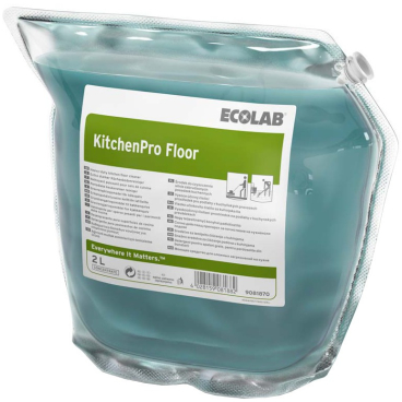 ECOLAB KitchenPro Floor Küchenbodenreiniger 1 Karton = 2 x 2 L - Beutel - Bild-Darstellung des Produktes 1