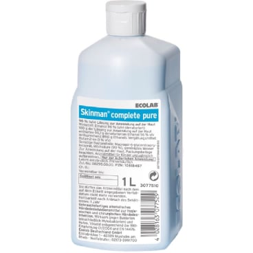 ECOLAB Skinman® complete pure Händedesinfektion 1000 ml - Flasche - Bild-Darstellung des Produktes 1