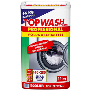 ECOLAB Topwash Professional Vollwaschmittel 14 kg - Trommel, 140 Waschgänge - Bild-Darstellung des Produktes 1