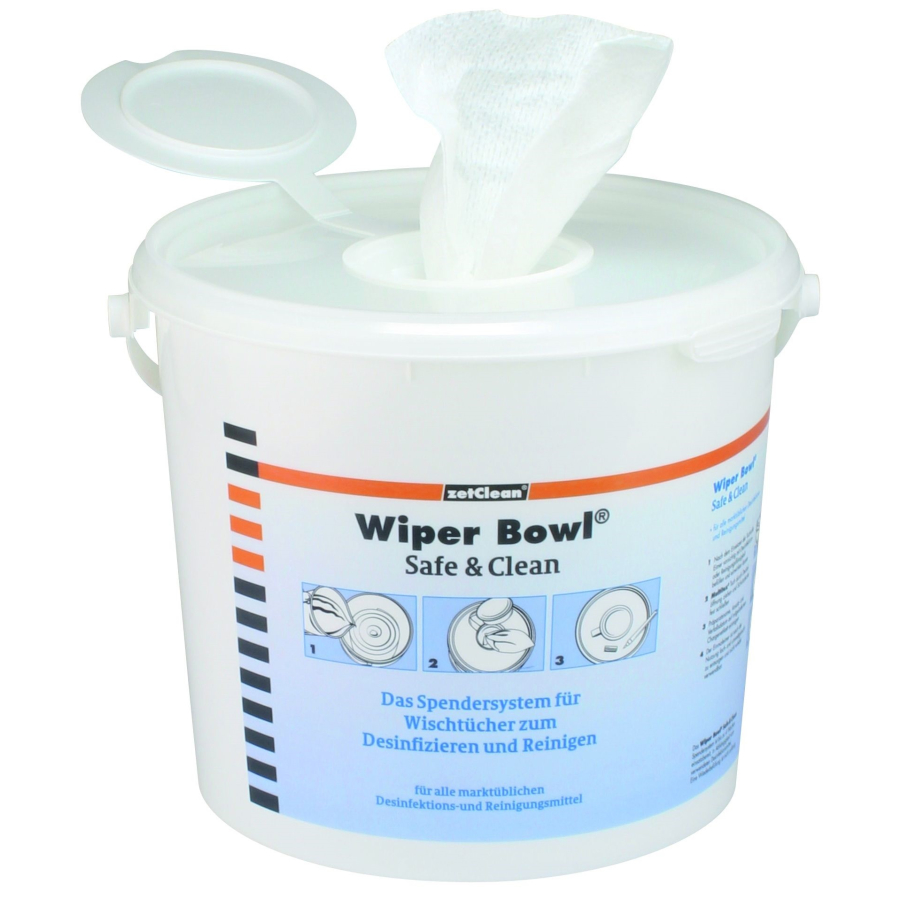 Multitex® Wipes Rolle Premium 100% PET & Spendereimer, 1 Karton = 4 ...