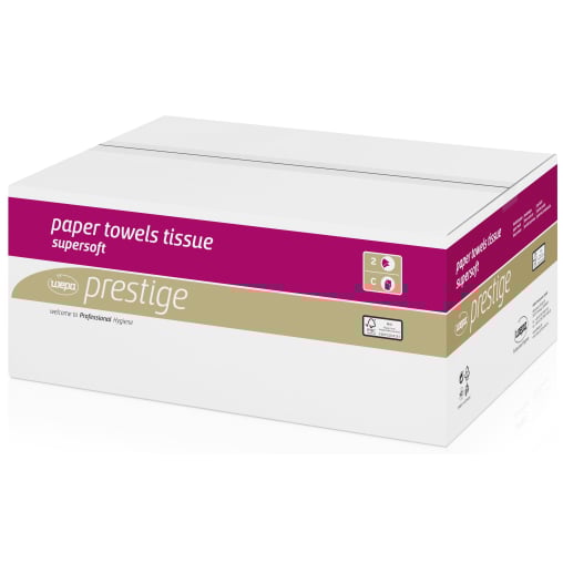 Wepa Prestige Tissue-Format-Handtuchpapier, 2-lagig