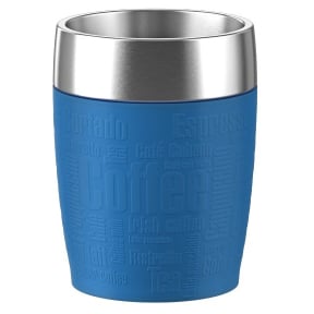 EMSA Travel Cup Thermobecher mit Dreh-Trinkverschluss Fassungsvermögen: 200 ml, Farbe: Wasserblau kaufen