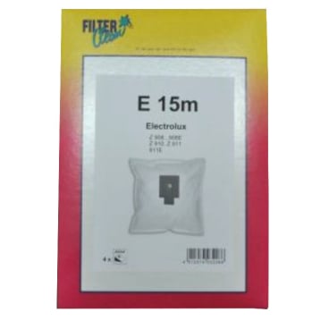 Staubsaugerbeutel E15m 1 Schachtel = 4 Stück - Bild-Darstellung des Produktes 1