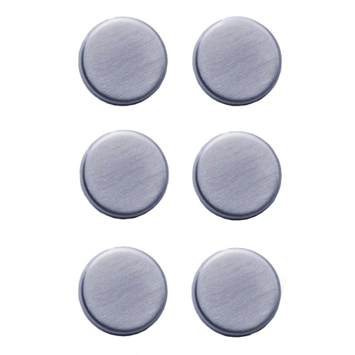 Zeller Edelstahl Magnet-Set, 6-teilig
