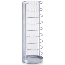 Zeller Present Handels GmbH Zeller Mesh Schirmständer, Hochwertiger Regenschirmständer für alle gängigen Schirme, Maße: Ø 14 x 40,5 cm, grau 17714