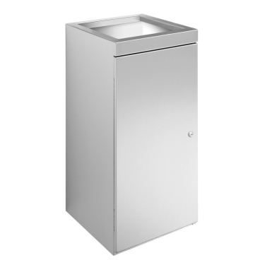 Wagner EWAR Papiermüllbehälter WP 181, Einwurf oben offen matt geschliffene Optik, Fassungsvermögen: 36 Liter - Bild-Darstellung des Produktes 1