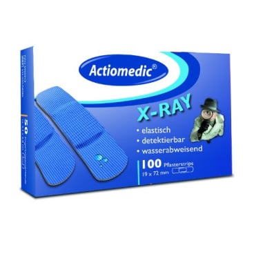 Actiomedic® DETECT Fingerverbände X-Ray 1 Packung = 100 Stück, 12 x 2 cm - Bild-Darstellung des Produktes 1