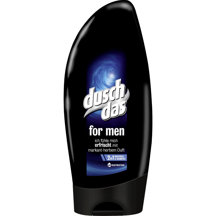 Duschdas Duschgel Und Shampoo For Men 250 Ml Flasche Online Kaufen Hygi De