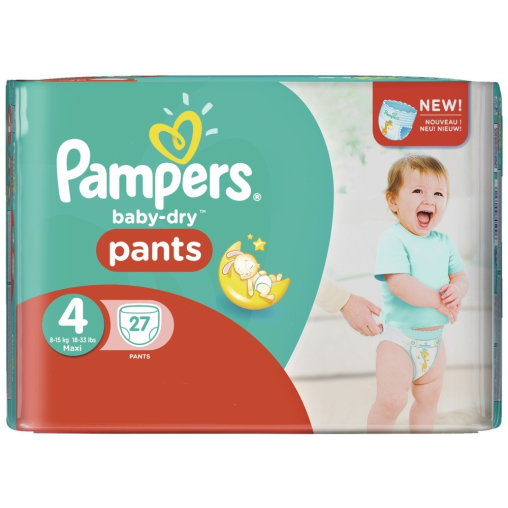Pampers Baby Dry Pants Maxi Windeln 8-15 kg, Größe 4