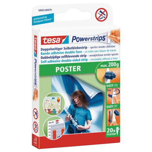 tesa Powerstrips® Poster Klebestreifen
