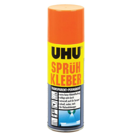 UHU Sprühkleber permanent - transparent