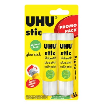 UHU stic Klebestift Packung = 2 x 21 g - Klebestife - Bild-Darstellung des Produktes 1
