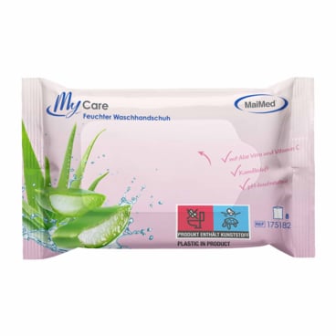 MaiMed® MyCare Waschhandschuh, gebrauchsfertig 1 Packung à 8 Stück - Bild-Darstellung des Produktes 1