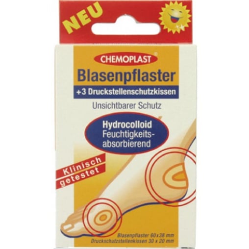 WUNDmed® Chemoplast Blasenpflaster, 4-teilig