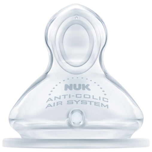 NUK First Choice Plus Ventilsauger Silikon, Größe 2 (6-18 Monate)
